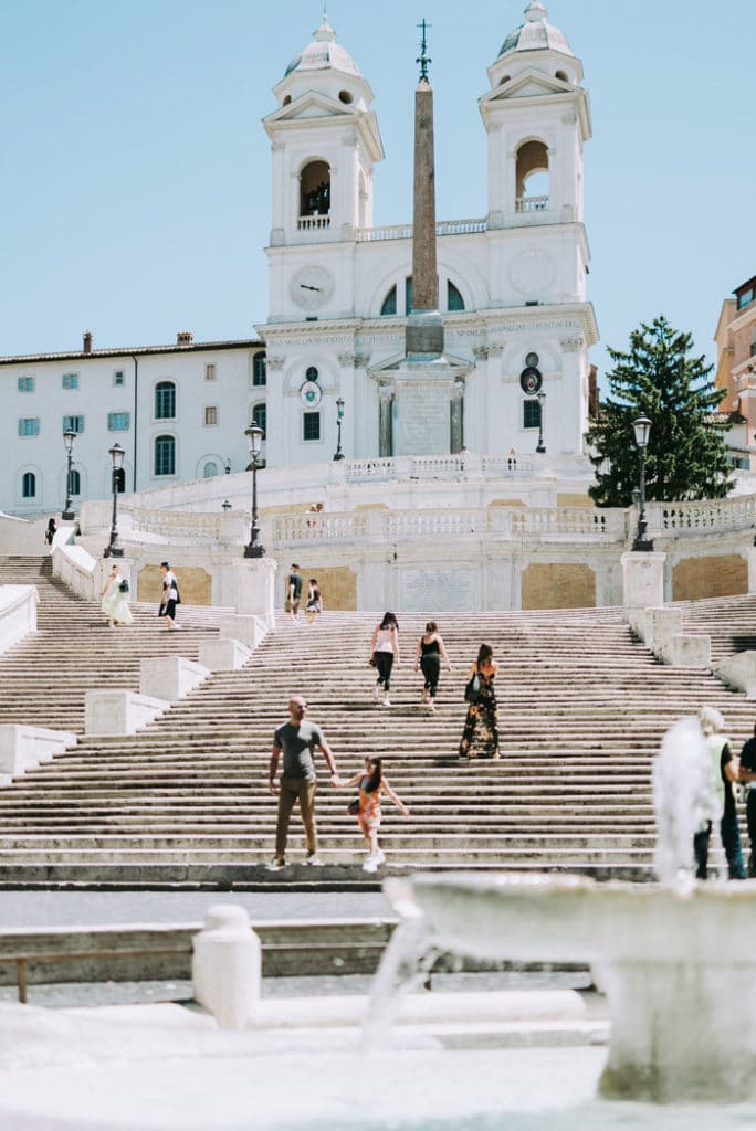 Piazza di Spagna à Rome, l'une des plus romantique. Photo de Maria Laura Gionfriddo