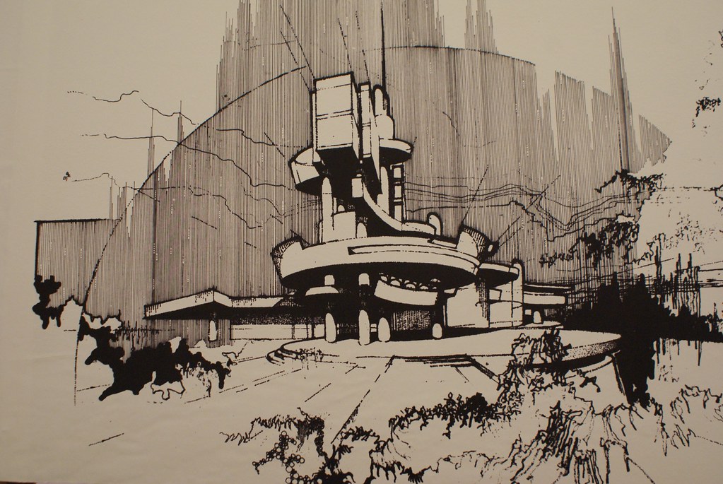 Architecture futuriste dans le musée d'art contemporain Maxxi à Rome.