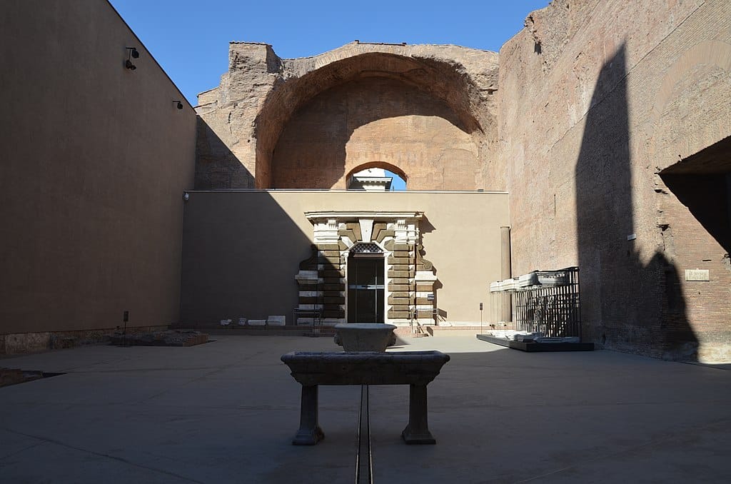 Dans les Thermes de Diocletien à Rome (Musée national romain).