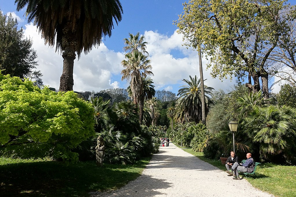 Dans le jardin botanique de Rome dans le quartier de Trastevere - Photo de Daderot