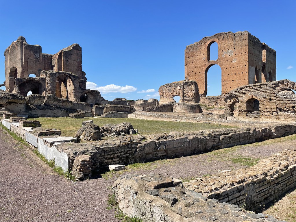 Ruines de la Villa des Quintili à Rome.