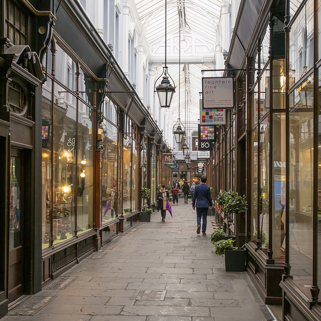 Morgan Arcade à Cardiff - Photo de Heikki Immonen