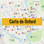 Carte d&rsquo;Oxford (Angleterre) : Tous les lieux du guide