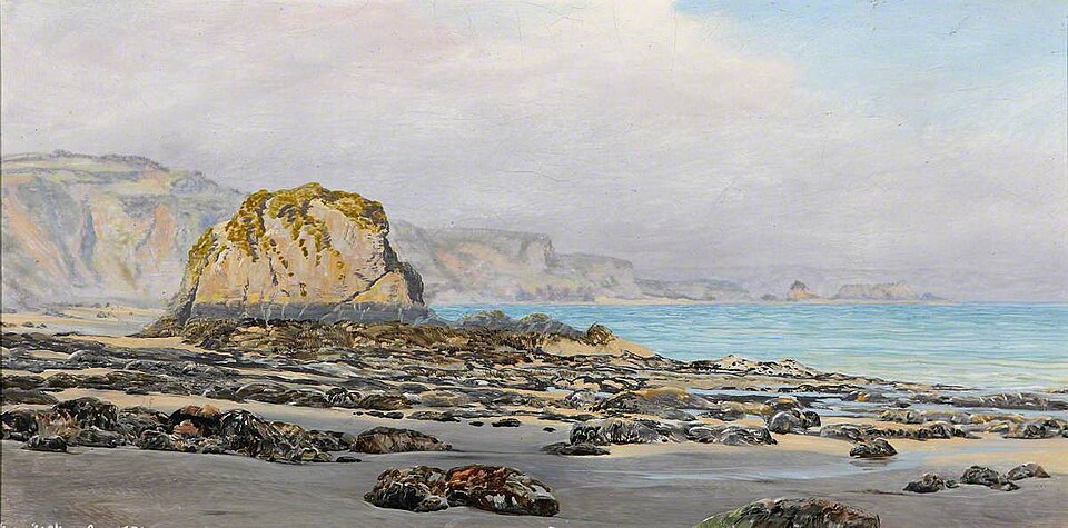 Pembrokeshire au Pays de Galles, toile de John Brett.