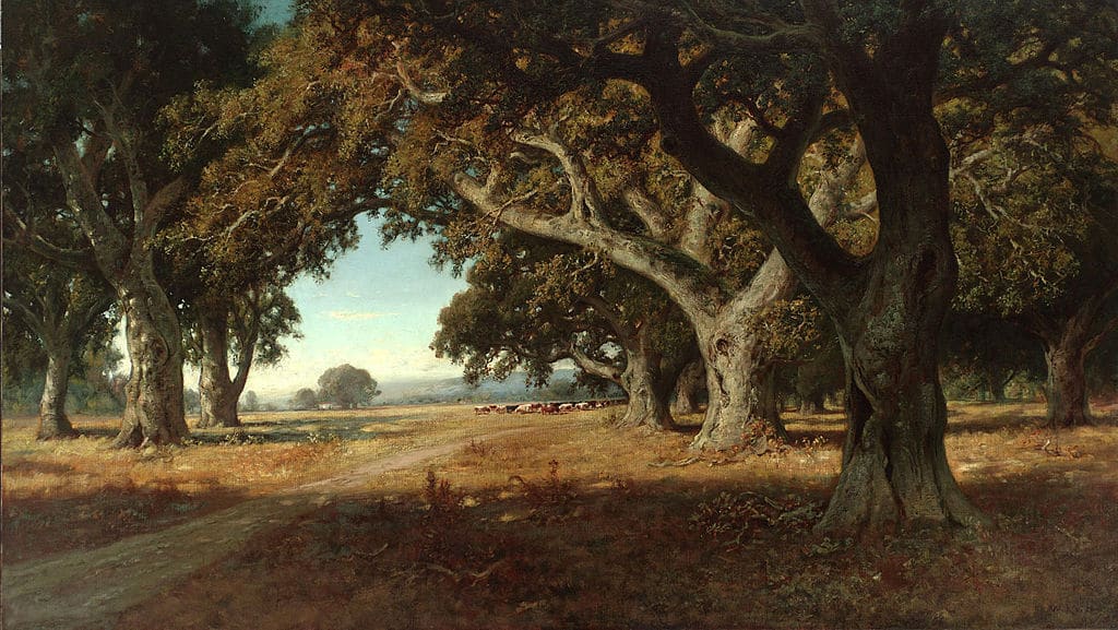 "California Ranch" de William Keith (1898) au Young Museum de San Francisco.