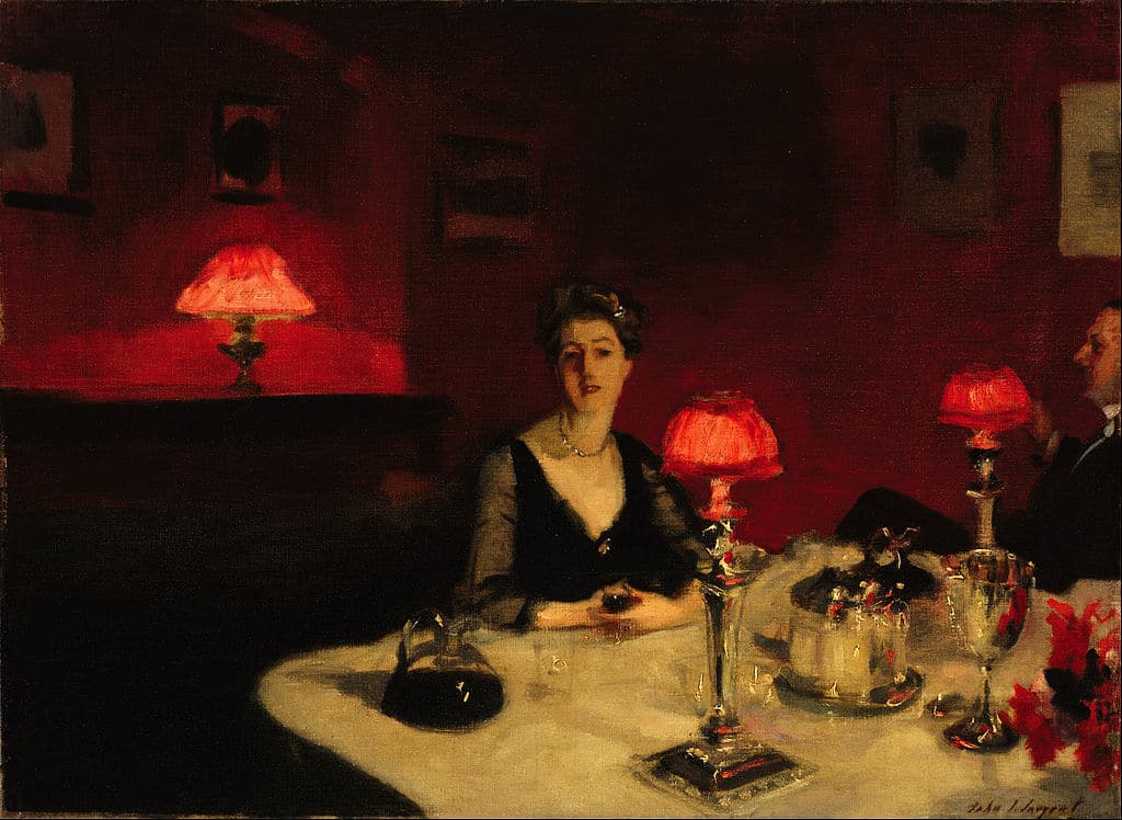 "Le verre de porto" de John Singer Sargent (1884) au Young Museum de San Francisco.