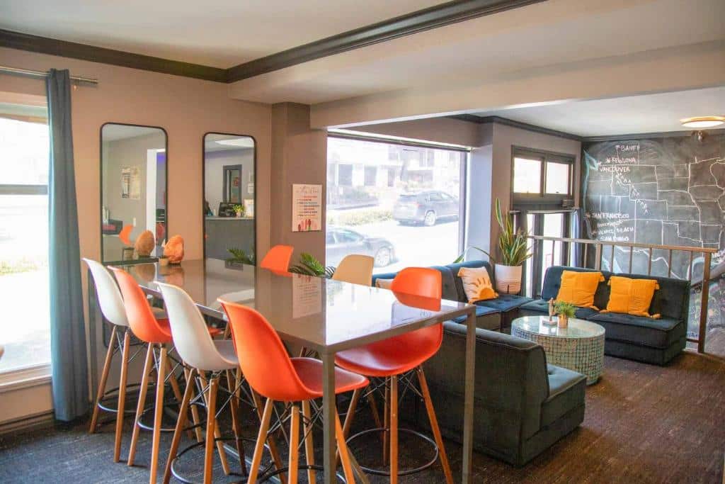 Dans l'auberge Samesun San Francisco.