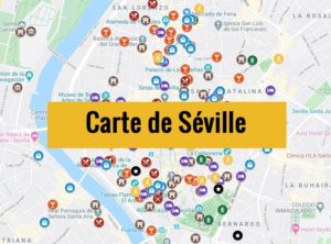 Carte de Séville (Espagne) : Plan détaillé gratuit et en français à télécharger