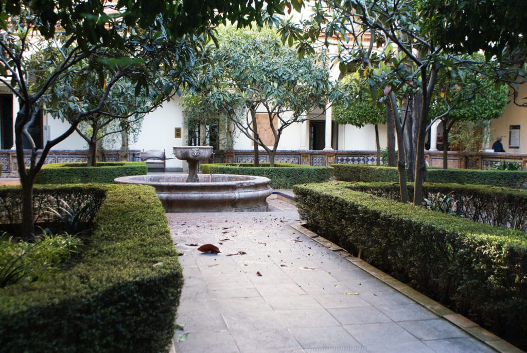 Patio du musée des Beaux Arts de Séville.