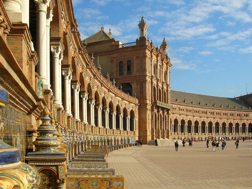 Place d’Espagne dans le Parque Maria Luisa à Séville – Photo de Gregory Zeier
