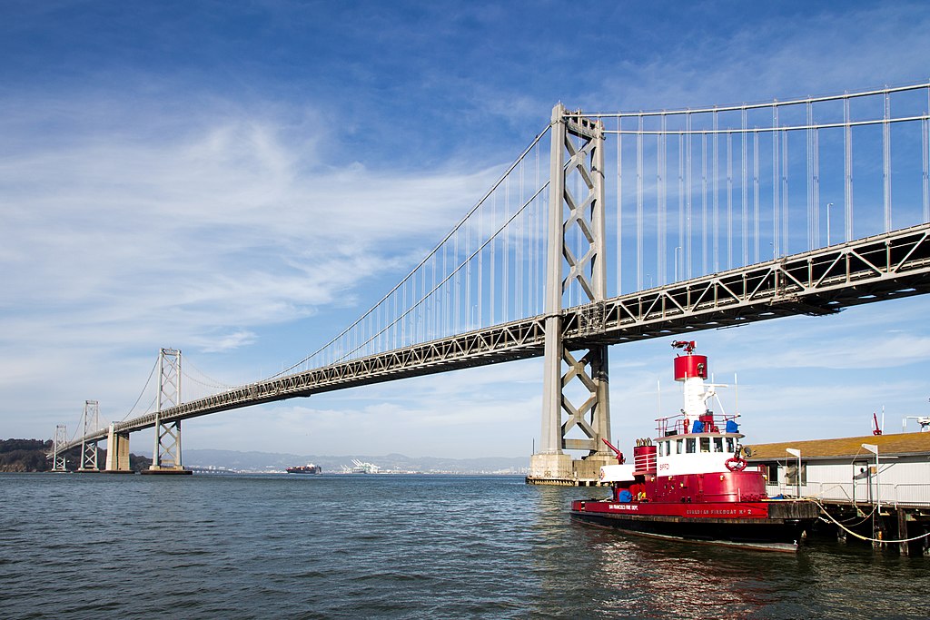 Pont d'Oakland Bay Bridge à San Francisco - Photo d'Alexey Komarov - Licence ccbysa 3.0