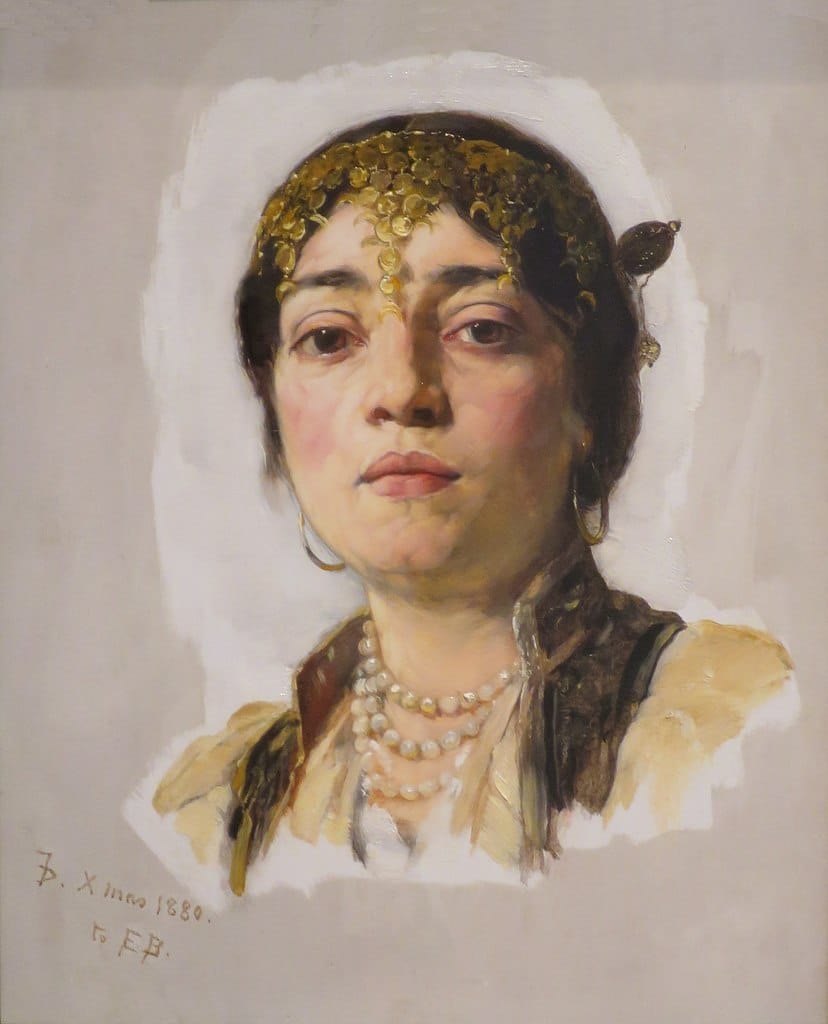 "Venetian Girl" de Frank Duveneck (1880) au Young Museum de San Francisco.