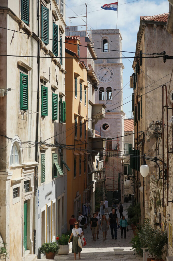 Dans le vieux centre de Sibenik.