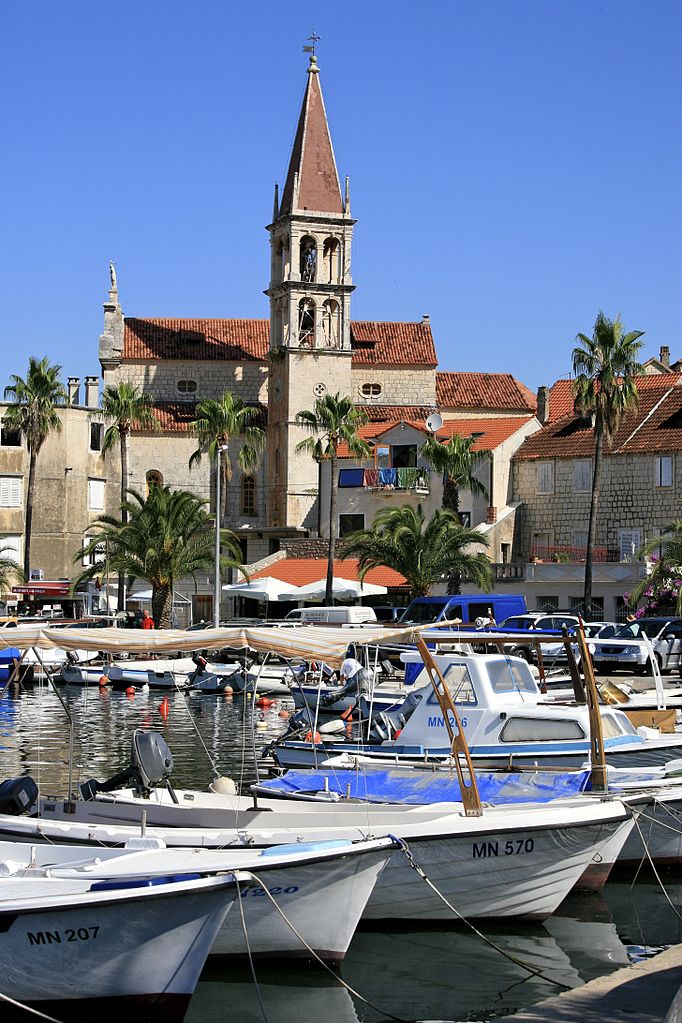 Port de Milna sur l'île de Brac - Photo d'Alex Proimos - Licence ccby 2.0