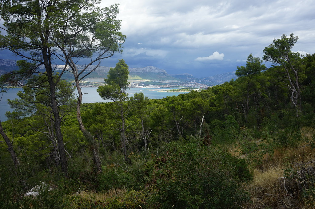 Colline de Marjan 20 minutes avant l'orage.