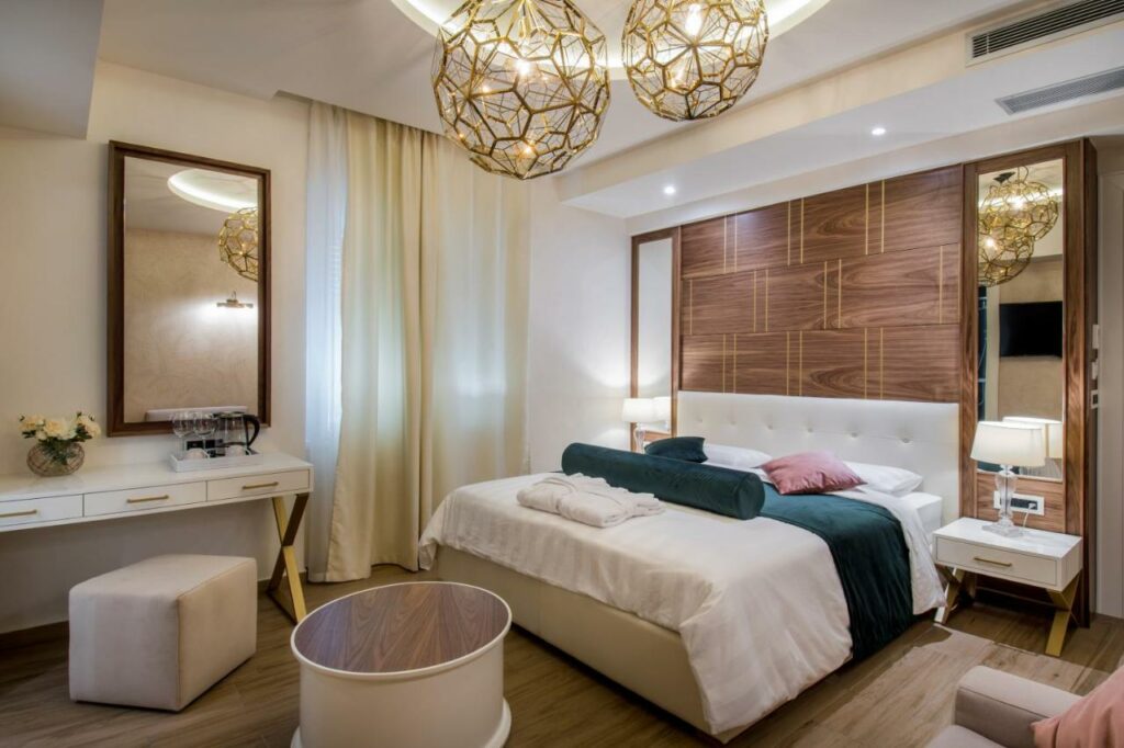 Chambre de l'hotel Miraval Luxury Rooms à Split.