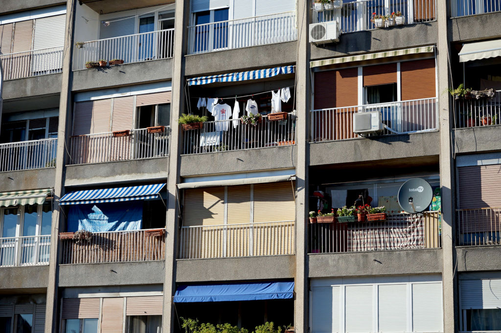 Immeuble d'habitation darchitecture moderne à Split.