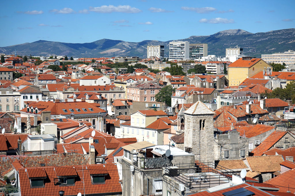 Vue depuis le clocher de la cathédrale.