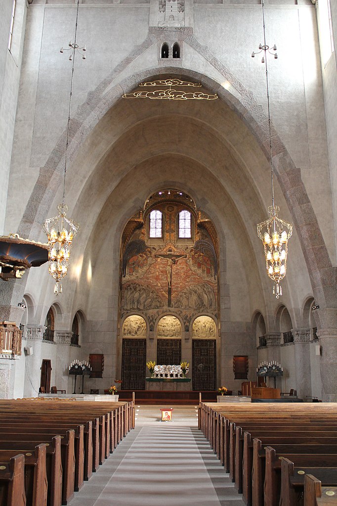 Eglise Engelbrektskyrkan, eglise art nouveau de Stockholm - Photo de Jssfrk - Licence CCBYSA 3.0