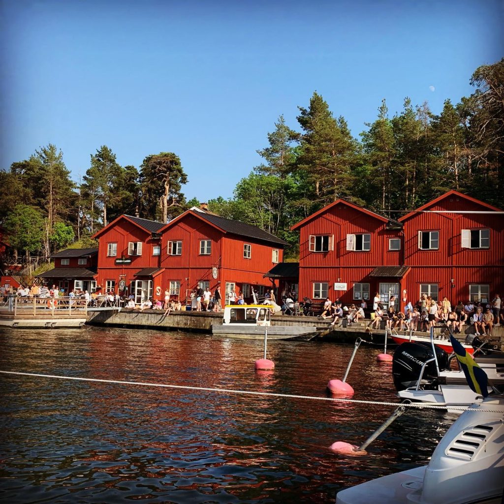 Microbrasserie Fjaderholmarnas Bryggeri au large de Stockholm. 