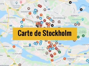 Carte de Stockholm (Suède) : Plan détaillé gratuit et en français à télécharger