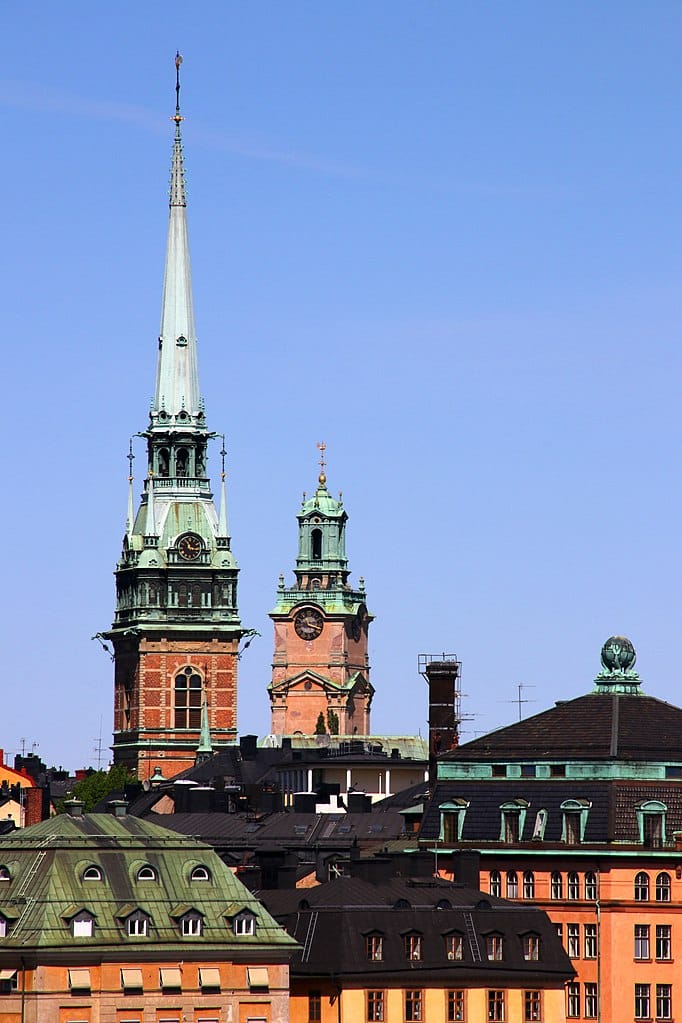 Ligne d'horizon de la vieille ville de Stockholm - Photo de Guillaume Baviere- Licence CCBYSA 2.0