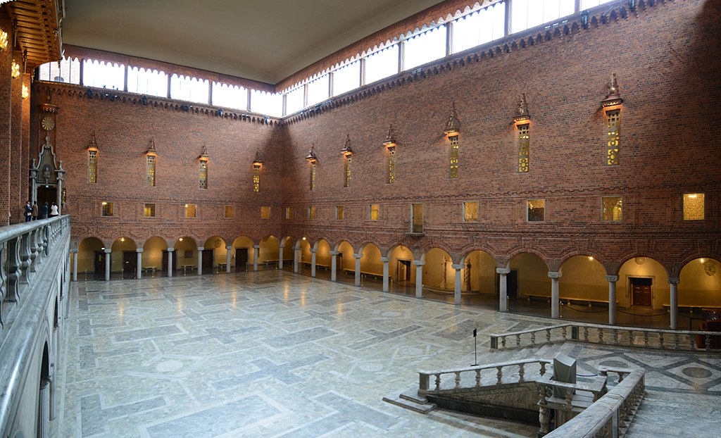 A l'intérieur de l'Hotel de Ville de Stockholm - Photo de Jorge Lascar - Licence CCBYSA-2.0