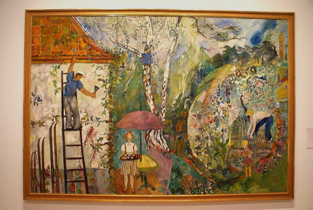 "Maison du peintre" (1942) de Sven X-et Erixson au Musée d'art moderne de Stockholm