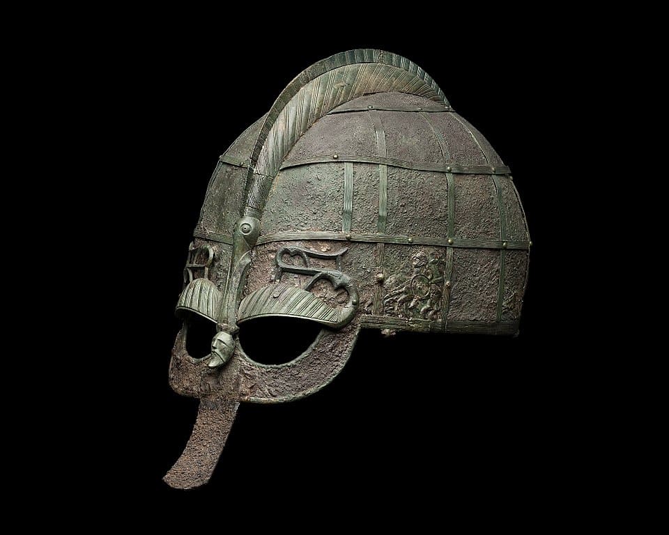 Casque Vendel au Musée historique de Stockholm - Photo de Ola Myri / Statens Historiska museum de Stockholm - Licence CCBYSA 2.0