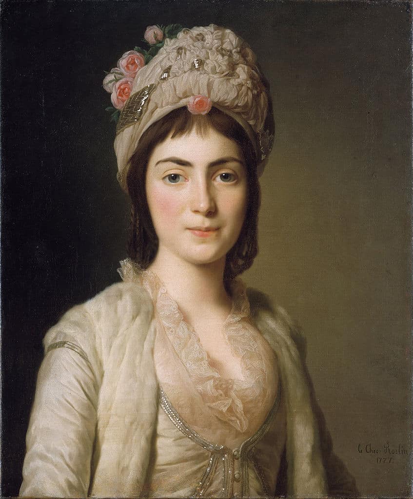 "Zoie Ghika, princesse moldave" par Alexander Roslin (1777)