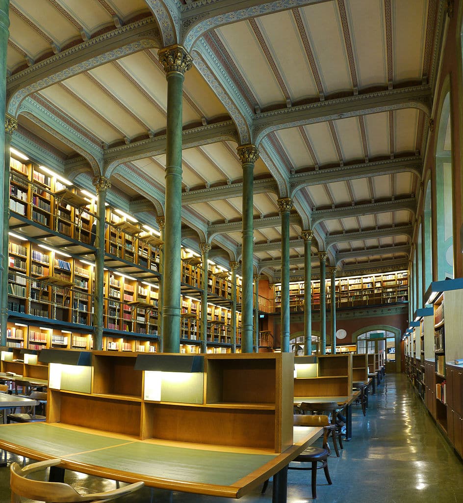 Intérieur de la Bibliothèque nationale de Suède - Photo de Joho commons - Licence CCBYSA 3.0