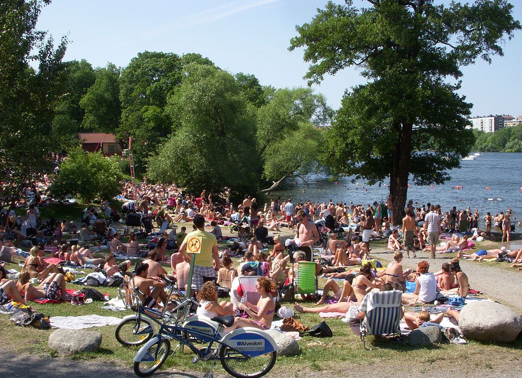 Autre plage de Stockholm à Langholmsbadet - Photo de Holger Ellgaard - Licence CCBYSA 4.0