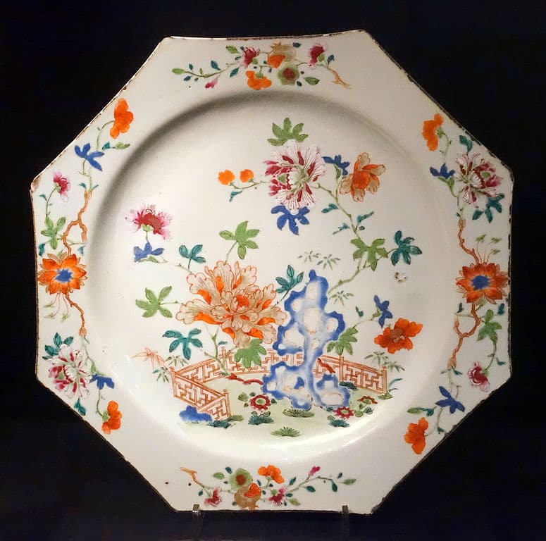 Vaisselles de Chine, dynastie Qing (1736-1795) 1736-1795 au musée Asiatique de Stockholm 