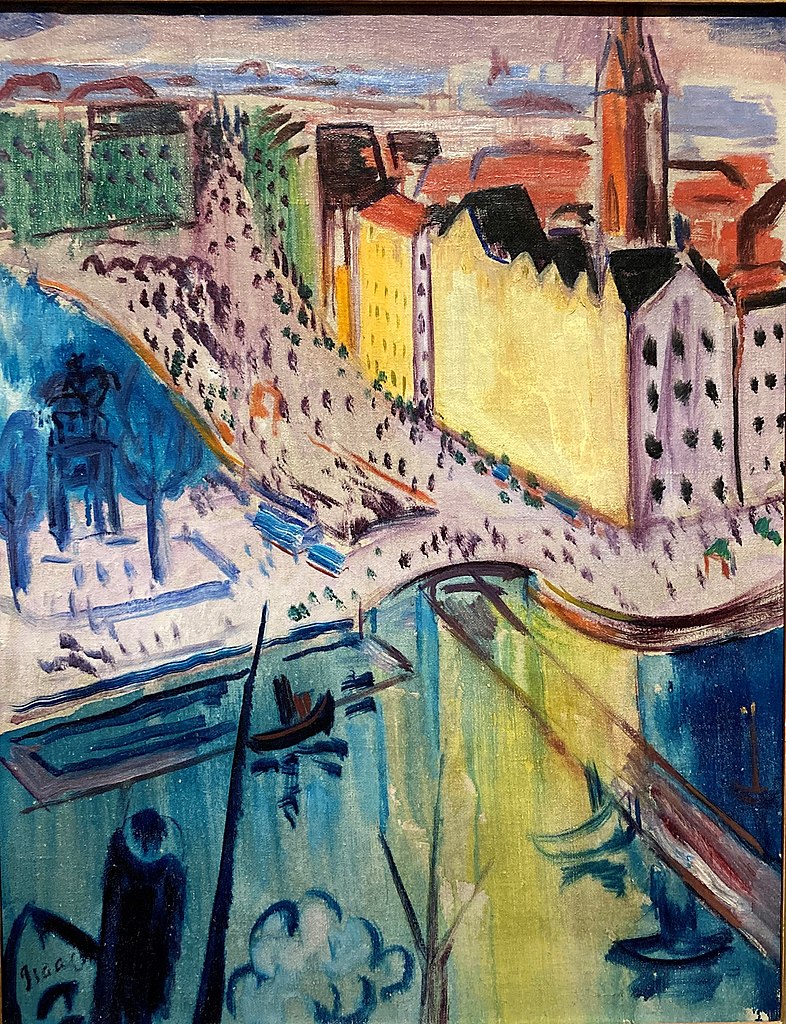 Toile d'Isaac Grunewald au Musée Prince Eugens Waldemarsudde à Stockholm - Photo de Gotogo.