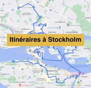 Itinéraires à Stockholm : Parcours en 1, 2 jours à pied