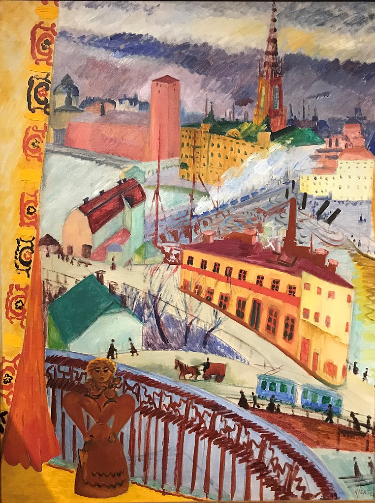 Peinture de Sigrid Hjerten (1919) au Musée d'art moderne de Stockholm - Photo de Gotogo - Licence CC BY SA 4.0