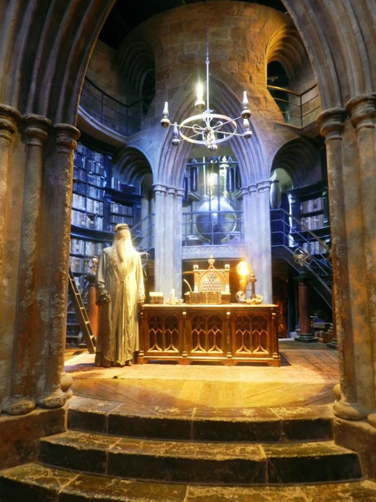 Bureau de Dumbledore au Studio Harry Potter près de Londres