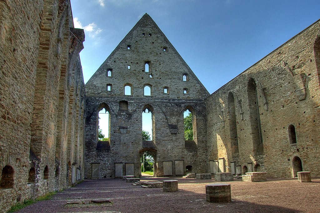 Ruine de l’abbaye Sainte Brigitte dans le quartier de Pirita à Tallin – Photo de Modris Putns