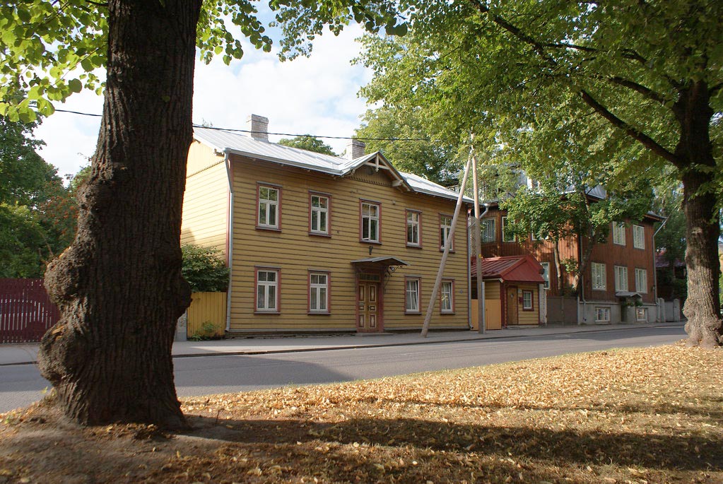 L'autre visage de Tallinn est constitué de maisons en bois de différentes couleurs. 