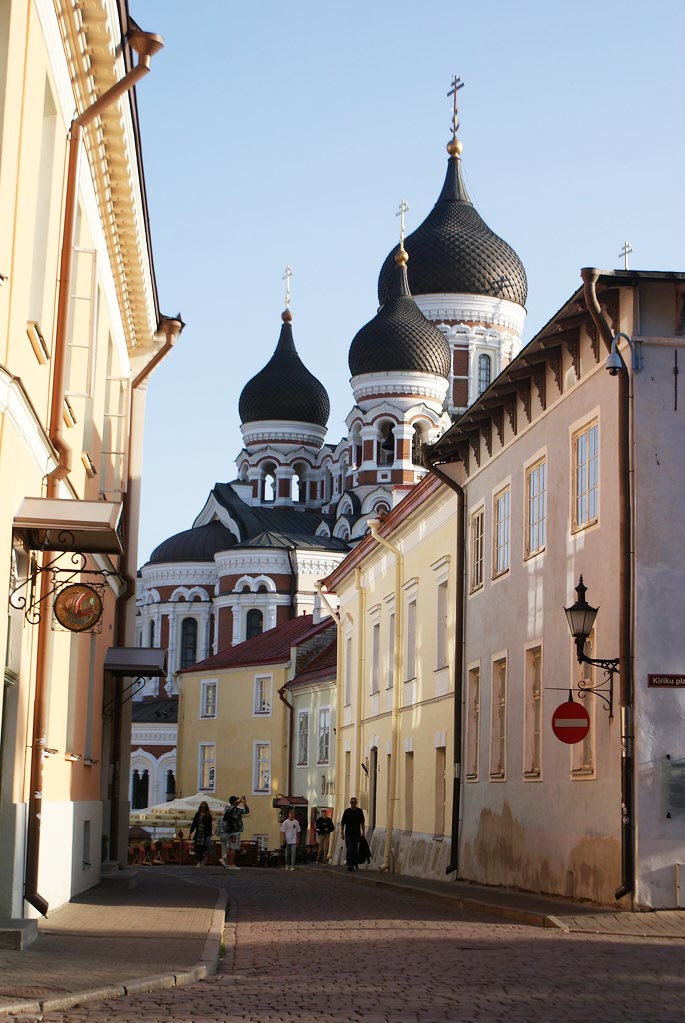 Cathédrale Nevsky à Tallin en Estonie. 