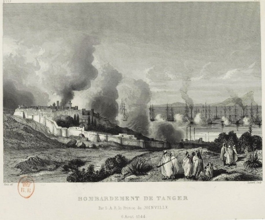 Bombardement de Tanger en 1844.