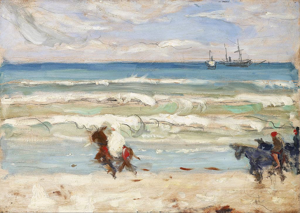 "Scène de plage" par James Wilson Morrice.