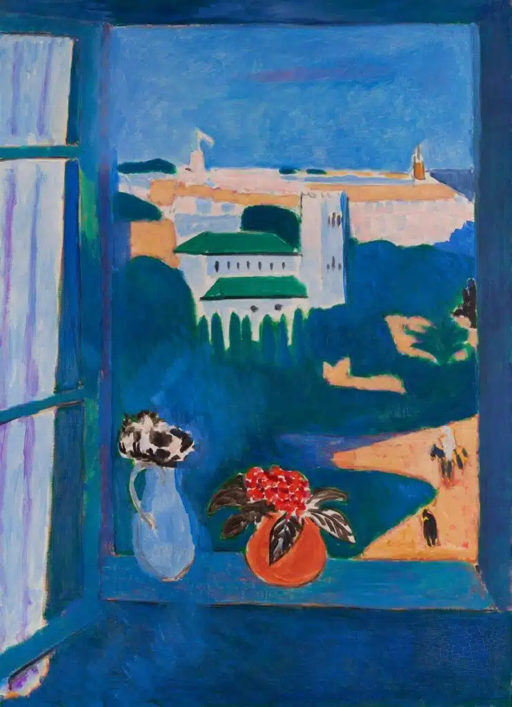 "Vue de la fenêtre" Par Henri Matisse au Musée Pouchkine.