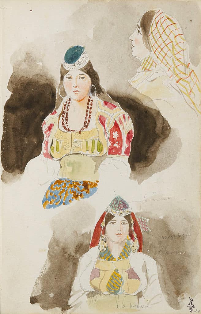 Tanger (Maroc) : Album de voyage d'Eugene Delacroix.