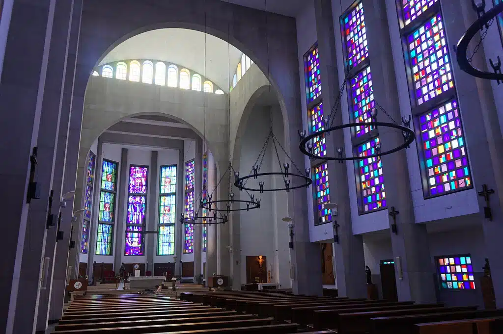 A l'intérieur de la Cathédrale Saint Esprit de Tanger.