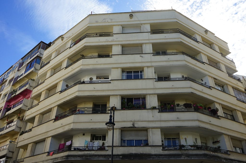 Immeuble du centre-ville de Tanger.