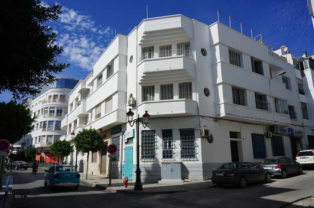 Immeuble du centre-ville de Tanger.