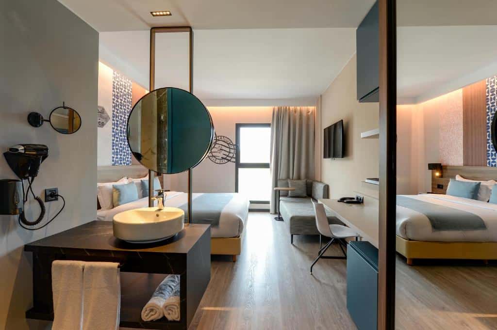 Chambre de l'hotel Occidental à Tanger.