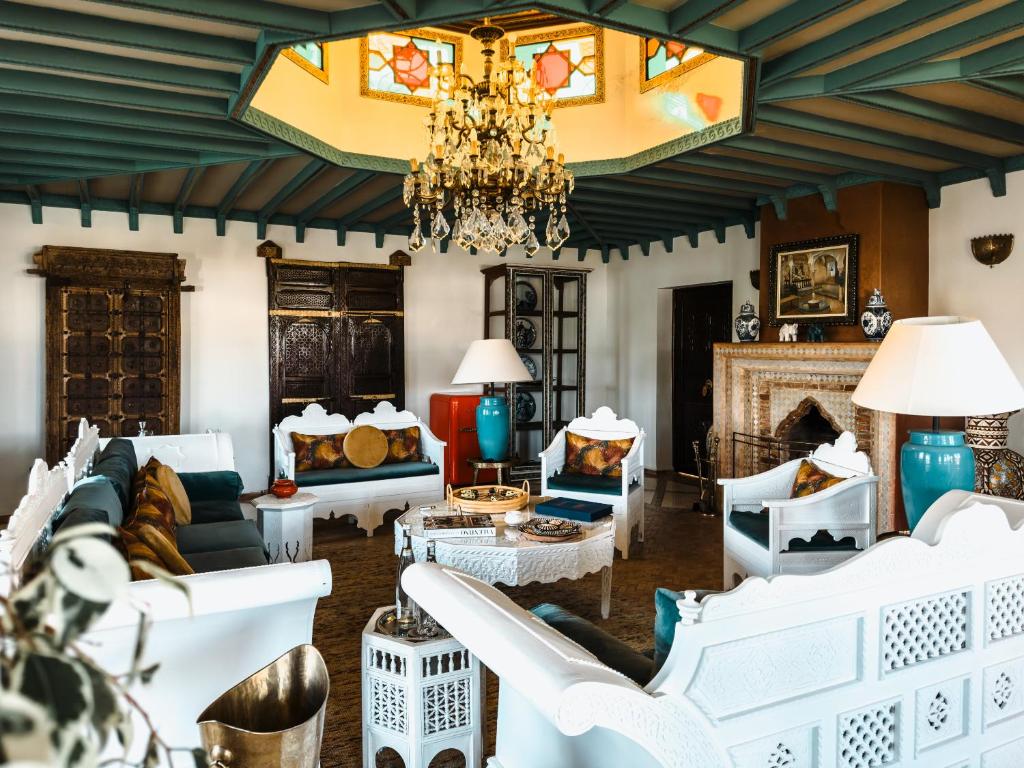 Dans l'hotel Lalla Soulika à Tanger.