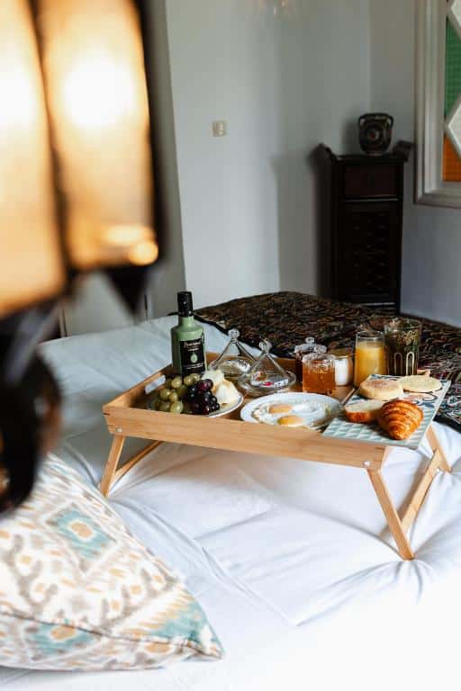 Chambre de l'hotel de luxe Lalla Soulika à Tanger.